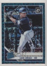 2019 Panini Donruss Optic Rated Rookies Teal Velocity Prizm 22/35 Luis Urias y8h