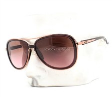 Oakley Split Time Sunglasses OO4129-0258 Rose Gold Crystal Raspberry w/case