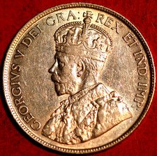 Kanada NEUFUNDLAND 50 Cents 1918 George V KM# 12