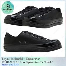Toya Horiuchi × Converse All Star Squaretoe OX Black 31315790 Men's US3-13.5 NEW