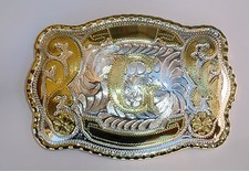 NEW INITIAL " G " RODEO BIG COWBOY WESTERN BELT BUCKLE