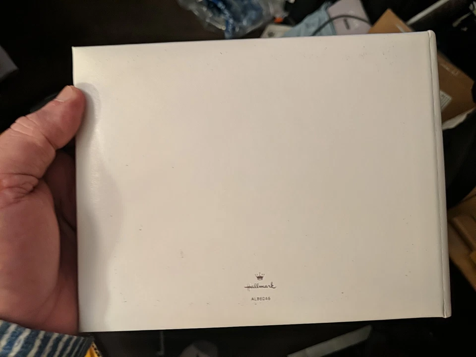 Nuevo álbum de libros de visitas de varias páginas con sello de colección acabado de cubierta blanca Foto 2 de 3