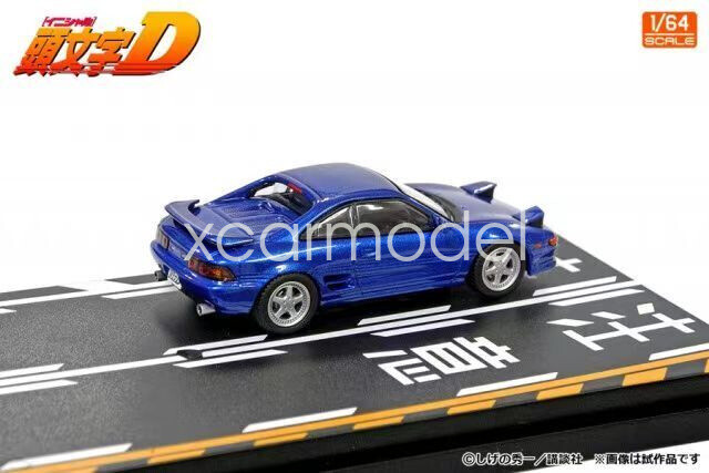 Modeler's 1:64 Vo1.15 Initial D MR2 (SW20) Blue AE86 white Diecast