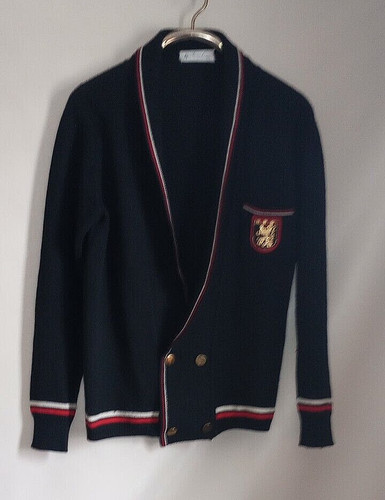 Vintage Womens Pura Lana Button Sweater