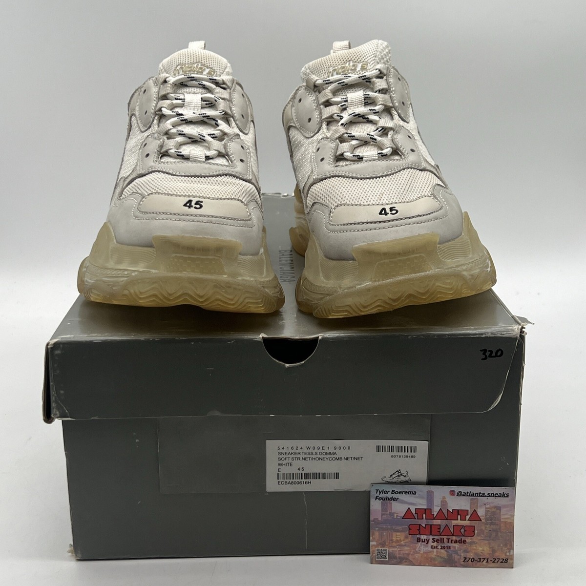 balenciaga triple s honeycomb