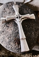 CUSTOM James Avery ESTATE Serenity Stacked Cross Pendant NEAT, ONE OF A KIND! VG