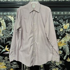 Brooks Brothers Regent Fit Non-Iron Dress Shirt Men s 16 6/7 34/35 Plaid