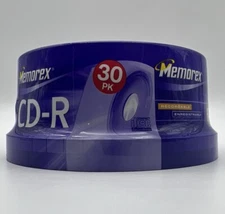 MEMOREX 52X / 700MB / 80 Min  - CD-R Recordable 30 Pack