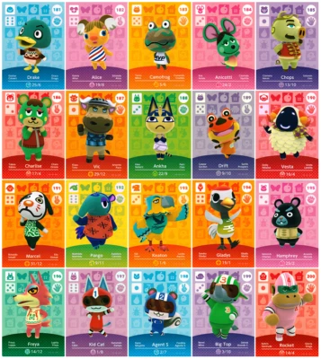 Animal Crossing/amiibo Karten/Serie 2/Nr. 101-200/EU-Version/NEU/ORIGINAL