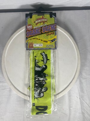 Vintage 1999 Universal Studios Monsters Halloween Scare Scene Tape 100FT