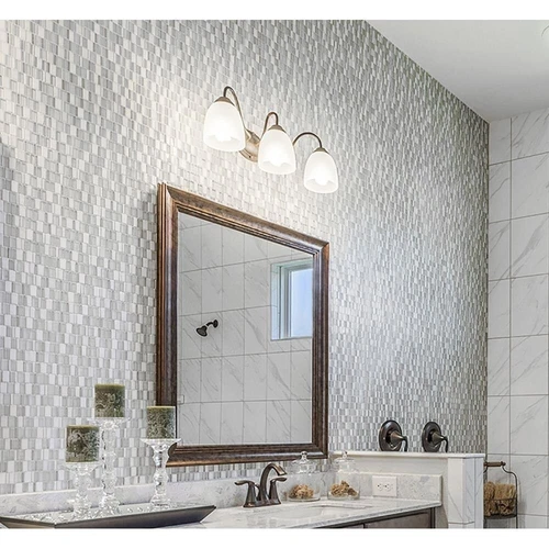 Maxim 10073FTSN Stefan 21.5" 3-Light Frosted Glass Bath Vanity - Satin Nickel - Picture 2 of 2