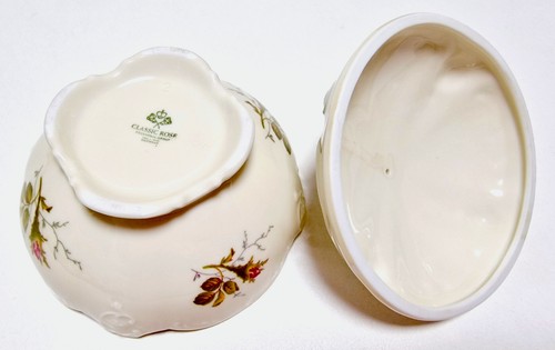 Rosenthal Classic Rose Porzellan - Deckeldose/Bonbonniere - Moosrose Dekor - Bild 6 von 8