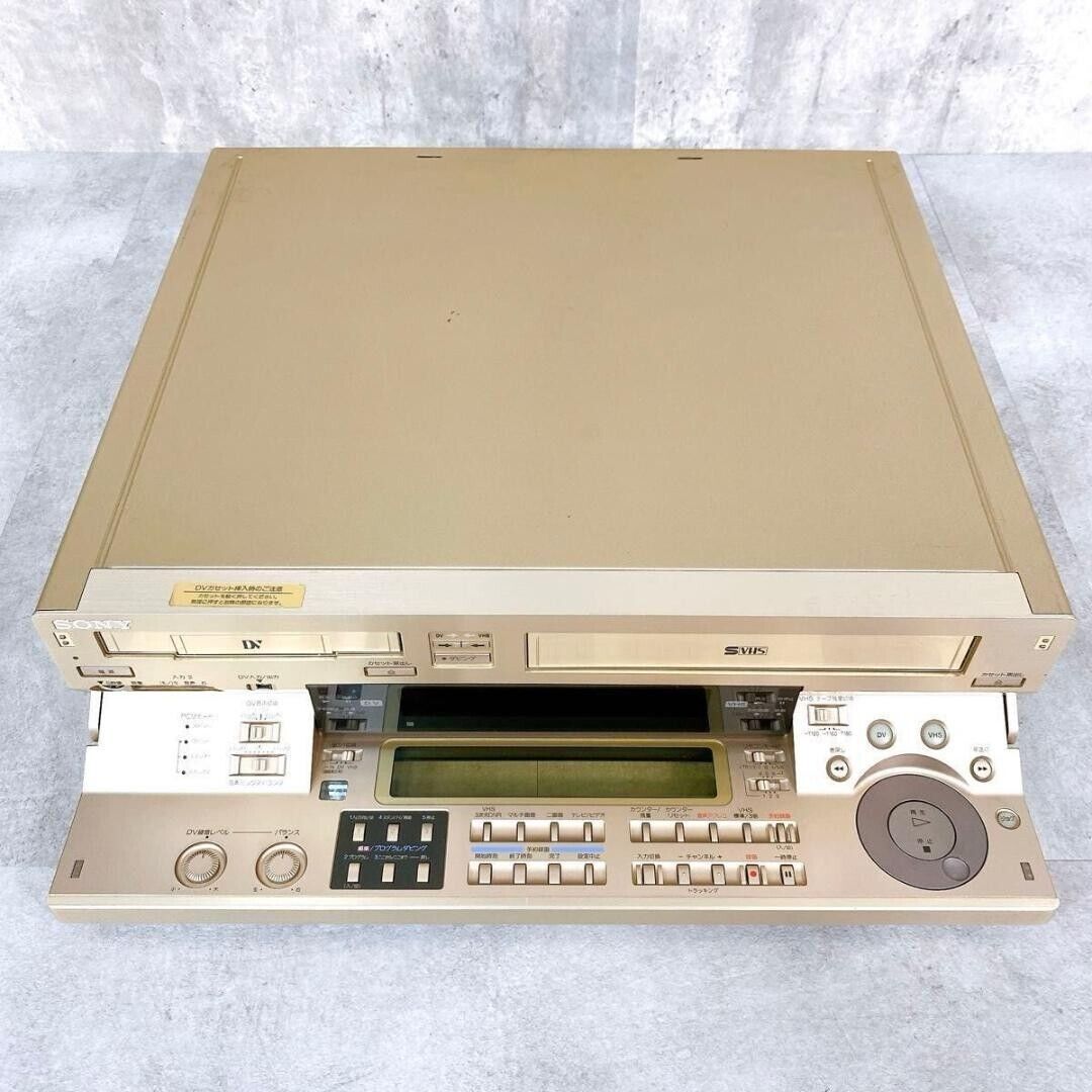 USED SONY WV-D10000 Sony DV / minIdv SVHS Double Deck Sony USED SONY WV-D10000 Sony DV / minIdv SVHS Double Deck Sony