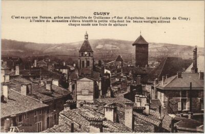 Old postcard AK Cluny C'est en 910 que Bernon FRANCE (1173758)