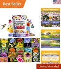 120,000+ Wildflower Seeds Bulk: 4oz Perennial Wild Flower Seeds for Planting .