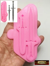 M00758 MOREZMORE Miniature Sword Mold Silicone Weapon 1:6 Scale Prop
