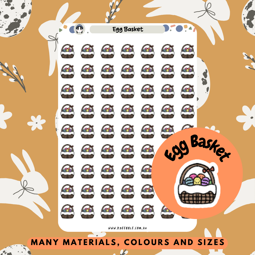 Egg Basket Planner Stickers
