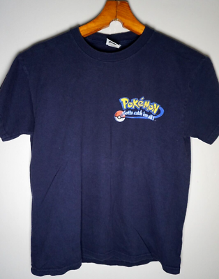 90s~ Nintendo official ポケモン tee Pokemon Vtg 90s Nintendo Youth XL White Pokemon Pocket Monsters