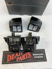 Harley nice stock black FLHTCUI FLTR FLHRCI handlebar switch housings covers