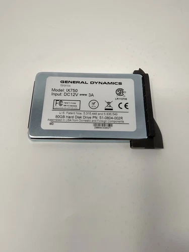 General Dynamics 80GB Hard Drive for MR-1 Rugged Military Laptop (Itronix IX750)