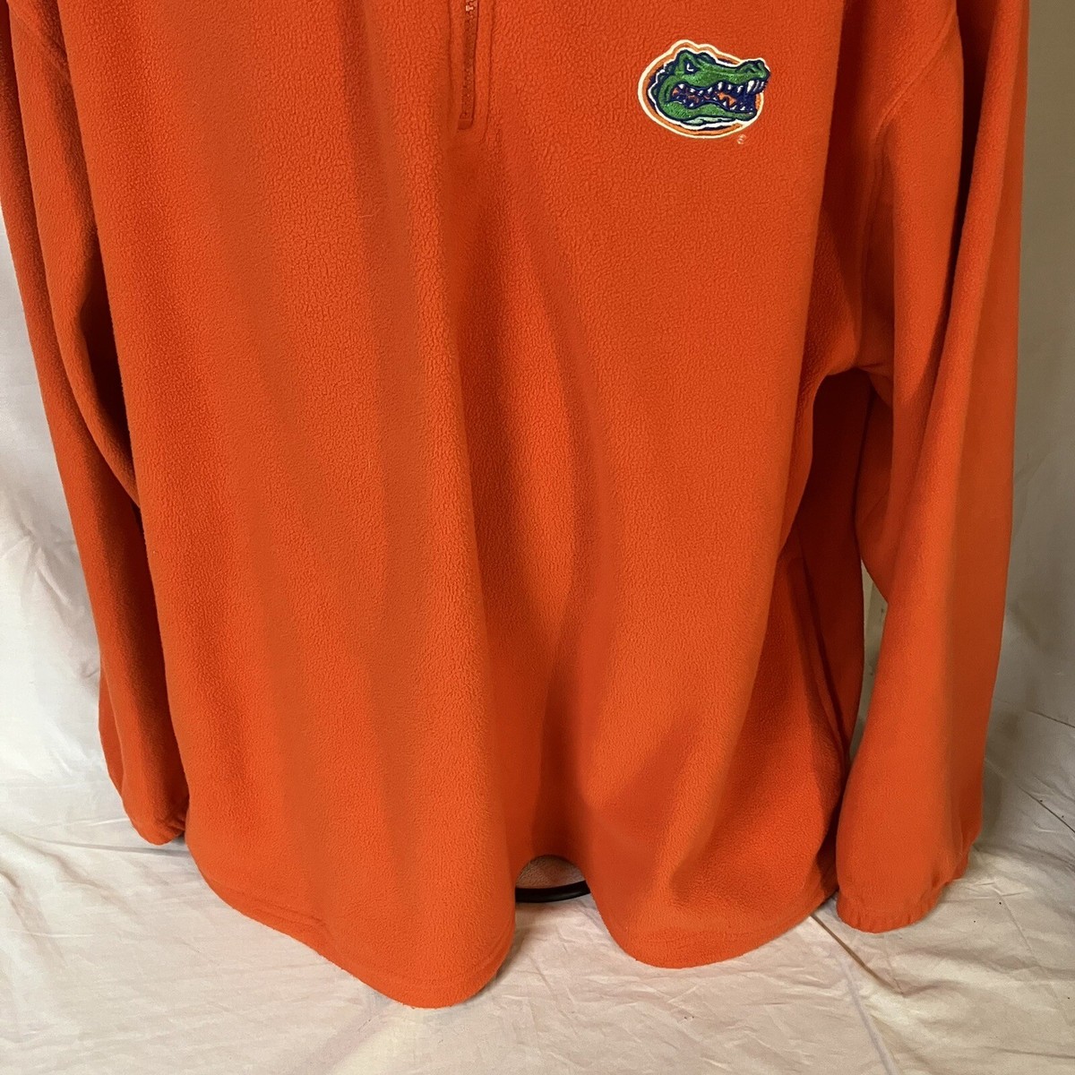 Red Oak Mens Pullover 1/2 Zip Fleece Jacket University of Florida 