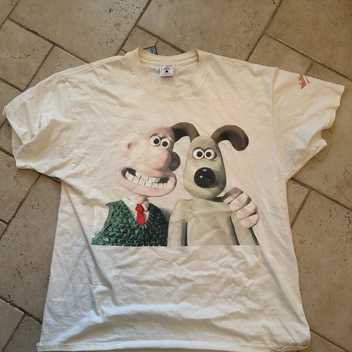Vintage Rare 80s Wallace and Gromit Shirt Mens Large Tee