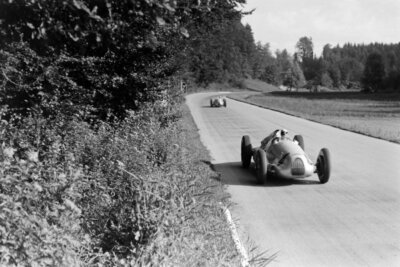Hermann Muller, Auto Union D 1938 Motor Racing Old Photo 12