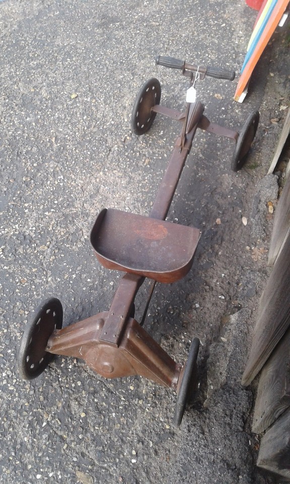 "Irish mail" antique push/pull car peddle car kids toys collector eBay