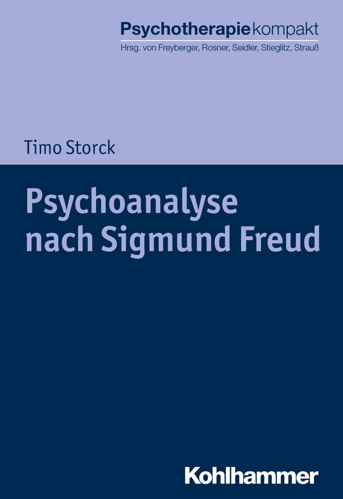 Thumbnail - Psychoanalyse Nach Sigmund Freud Timo Storck Taschenbuch