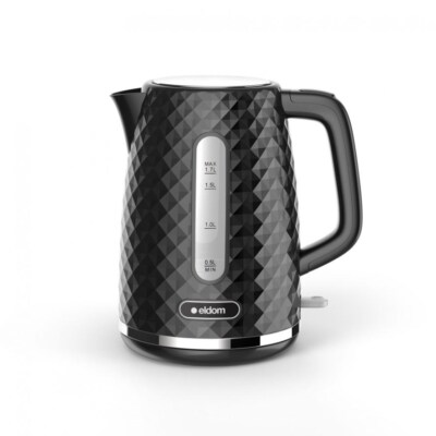 5908277386627 C280C ELDOM Wasserkocher ELLI, Inhalt 1,7 l, Leistung 2200 W, schw