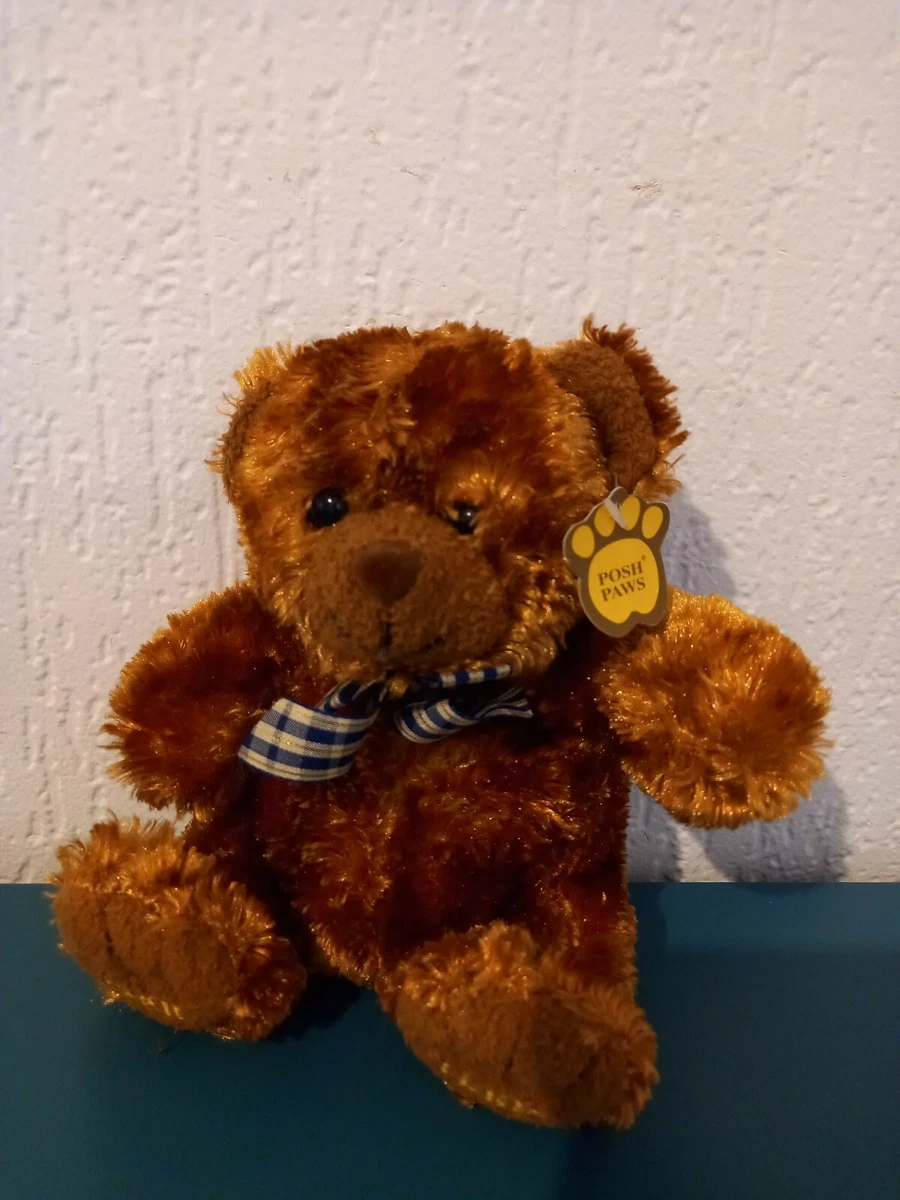 Posh Paws Teddy Bear 15cm New