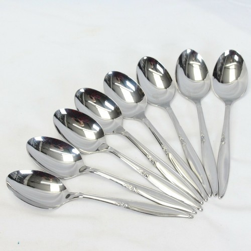 Kenwood Forever Rose Oval Suppenlöffel 6 5/8" Edelstahl Menge 8