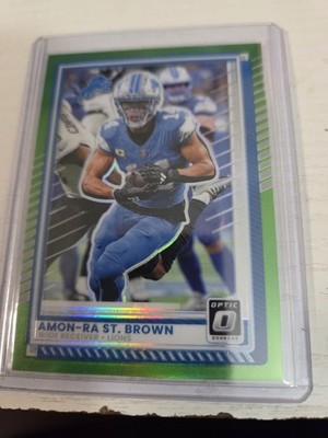 2025 Panini Donruss Optic Amon-Ra St. Brown Lime Green /50 #63 Detroit Lions