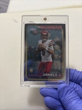 2024 Topps Chrome Jayden Daniels JD5 silver Refractor Rookie #201 Commanders 