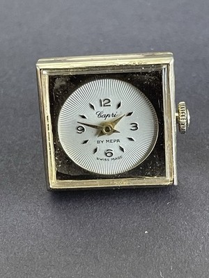 Vintage Cufflinks Watch Set - Capri by Mepa - Swiss Made