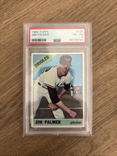1966 Topps Jim Palmer #126 Rookie Card RC PSA 4. rookie card picture