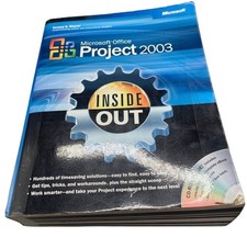 microsoft office project 2003 paperback book includes CD copyright 2004 READ