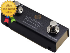 Dual Footswitch Pedal Momentary 2 Way Pedal Foot Switch Controller Ampero