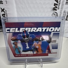 Panini 2025 Score Malik Nabers Giants Celebration Rookie C-MNA