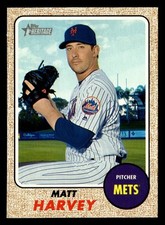 Matt Harvey 2017 Topps Heritage #256 New York Mets BASEBALL *117
