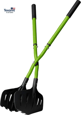 #ad Earthwise 50002 Gator Grabber Telescoping Leaf Clean Up Tool Green Black $66.30