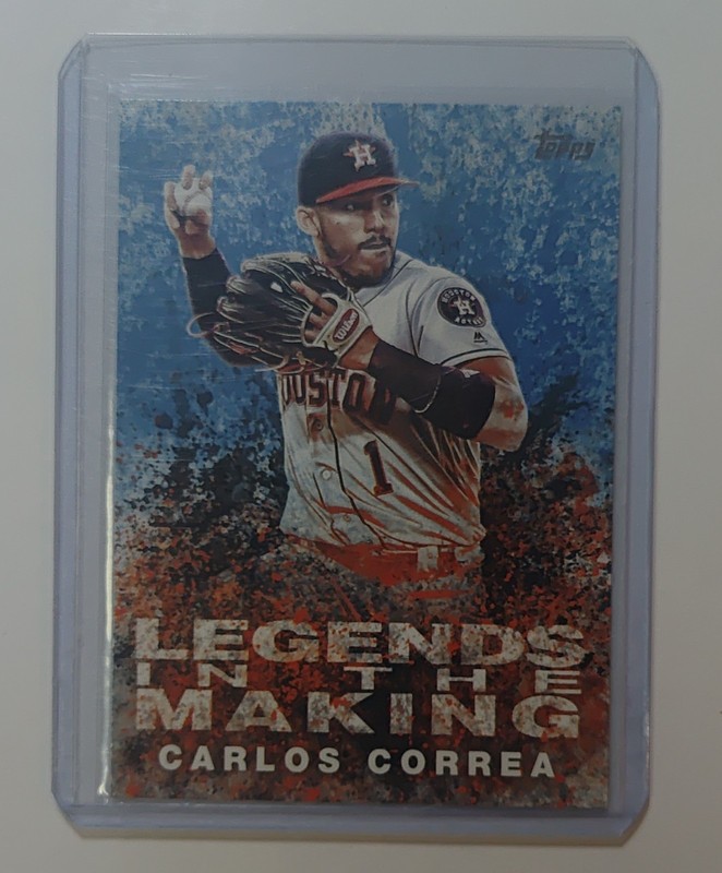 2018 Topps - Legends in the Making Series 1 Carlos Correa #LTM-CC Blue