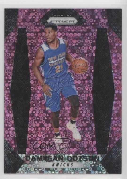 2017-18 Panini Prizm Fast Break Pink 28/50 Damyean Dotson #272 Rookie RC y3x