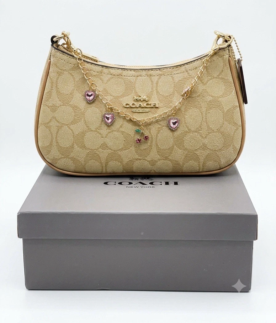 バッグ COACH SHOULDER BAG SIGNATURE GOLD Coach Shoulder Bag Gold Bags & Handbags for Women for sale | eBay