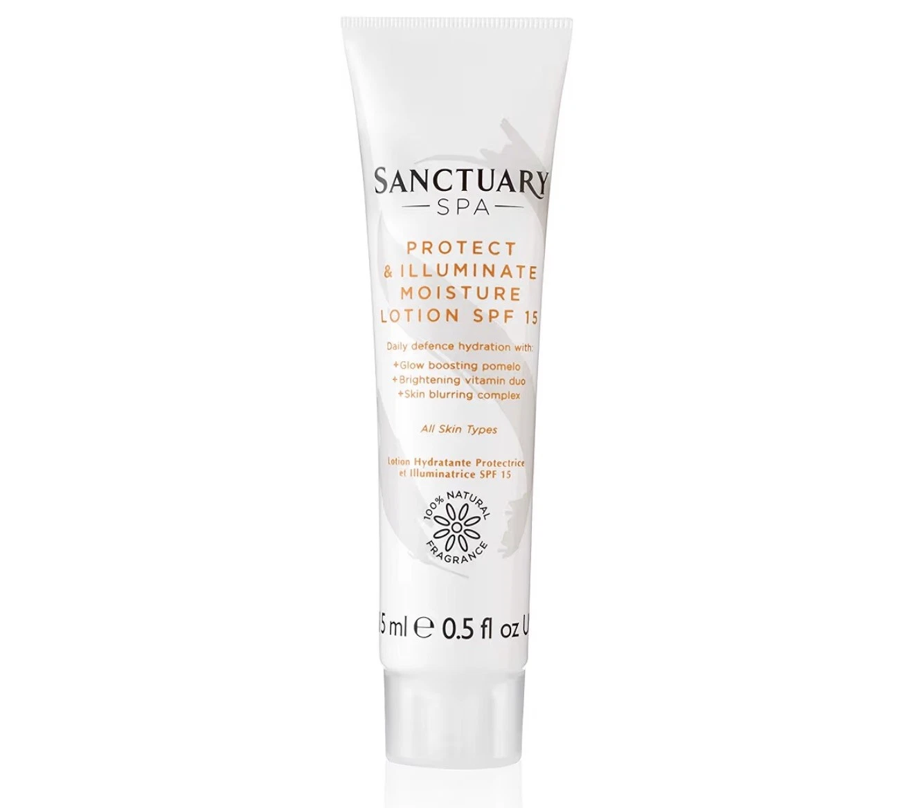 Sanctuary Spa Face Cream SPF 15, Illuminating Moisturiser Lotion, 15ml - Sealed
