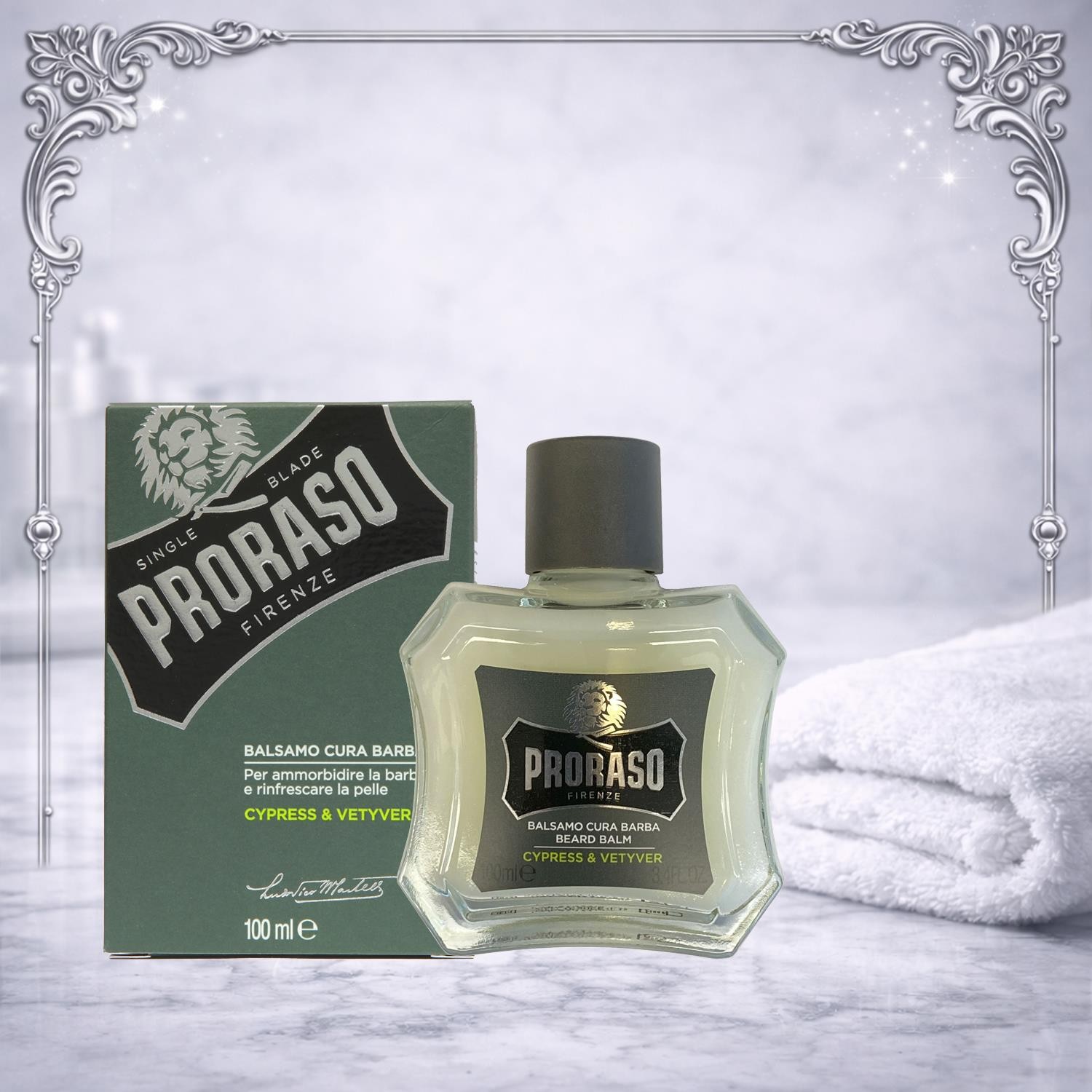 Beard Balm 100ml also for moustache by Proraso Cypress & Vetyver - Image 4