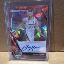Panini Prizm Draft Picks Sam Hauser Virginia #DP-SHA Rookie Auto Prizm