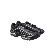 Zapatillas deportivas Nike para hombre talla 10,5 US Air Max Tailwind 4 negras plateadas