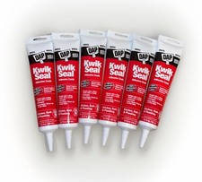  6 pack DAP Kwik Seal 5.5 oz White Adhesive Kitchen and Bath Acrylic Latex Caulk