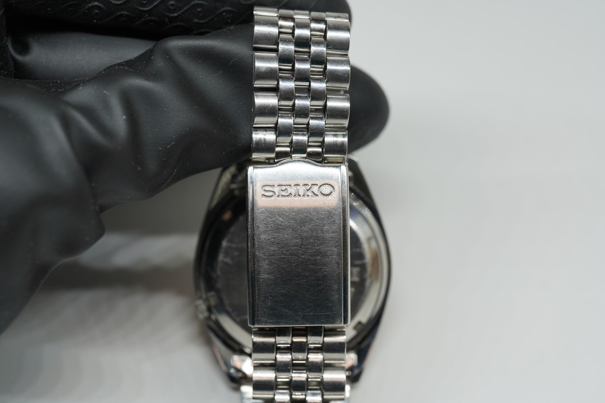 NEAR MINT] SEIKO 5 7S26-3110 Silver Dial Date Automatic Mens
